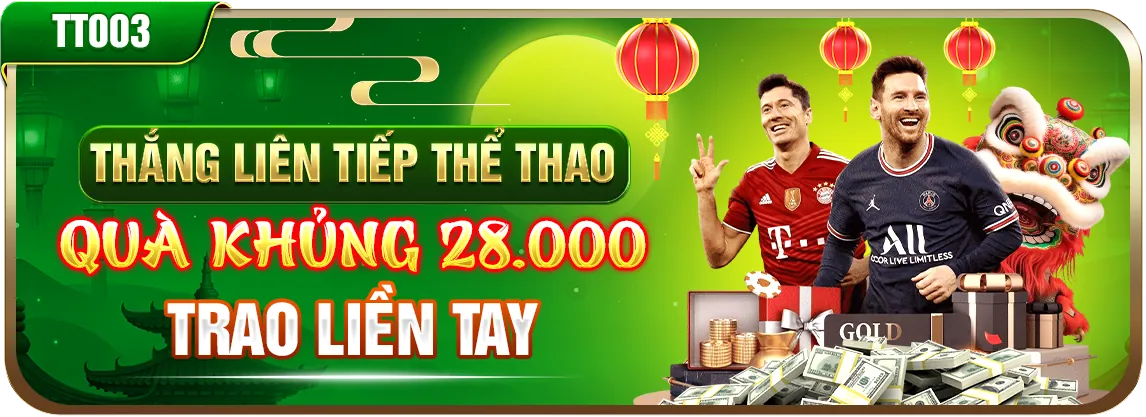 Biểu ngữ khuyến mãi hấp dẫn với các yếu tố tiền thưởng và logo M788